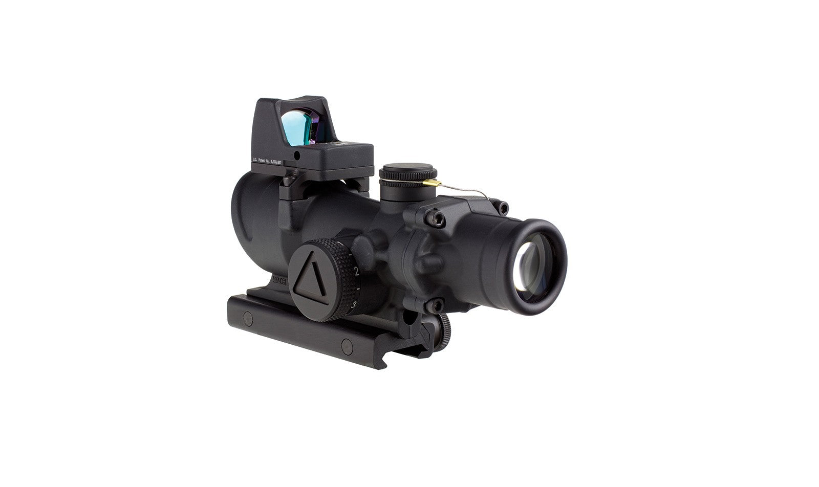 Trijicon ACOG TA02 4x32 med rött LED-kors, TA51-fäste och RMR Type 2 – bild 3