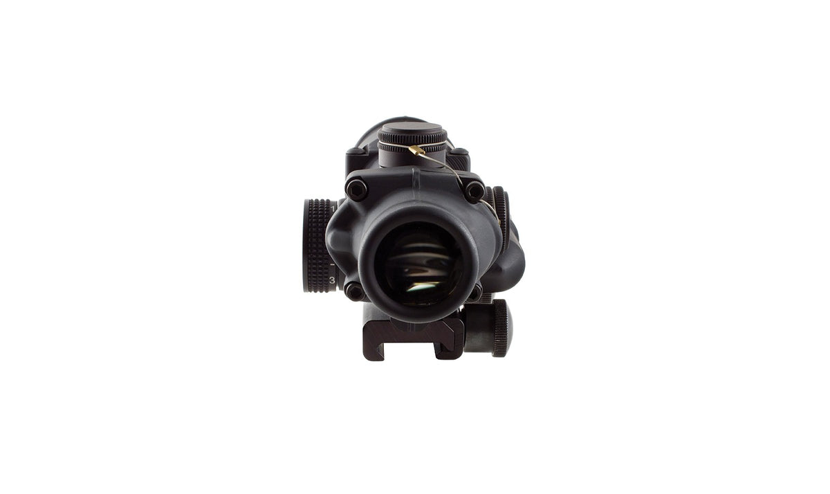 Trijicon ACOG TA02 4x32 med rött Horseshoe Dot-riktmedel och TA51-montage – bild 4