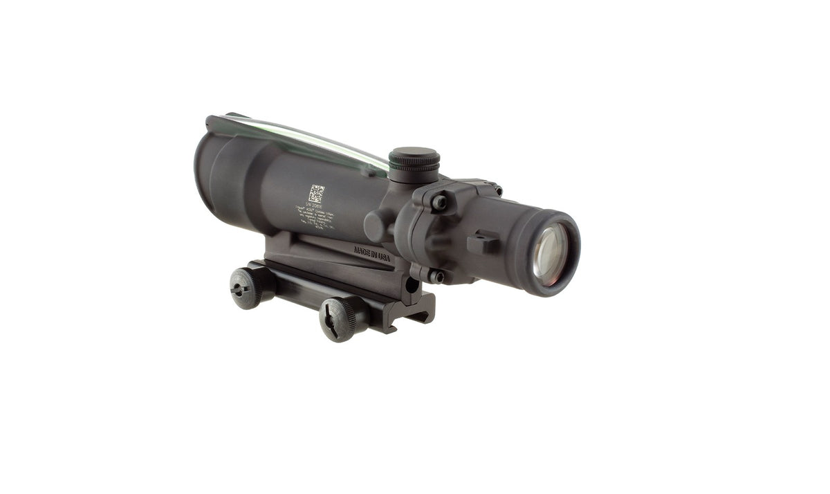 Trijicon ACOG TA11 3,5x35 mm med grönt horseshoe-riktmedel och TA51-montage – bild 3