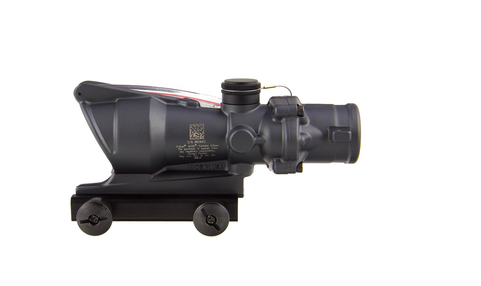 Trijicon ACOG TA31 4x32 i Sniper Gray med rött hårkors och TA51-fäste – bild 2