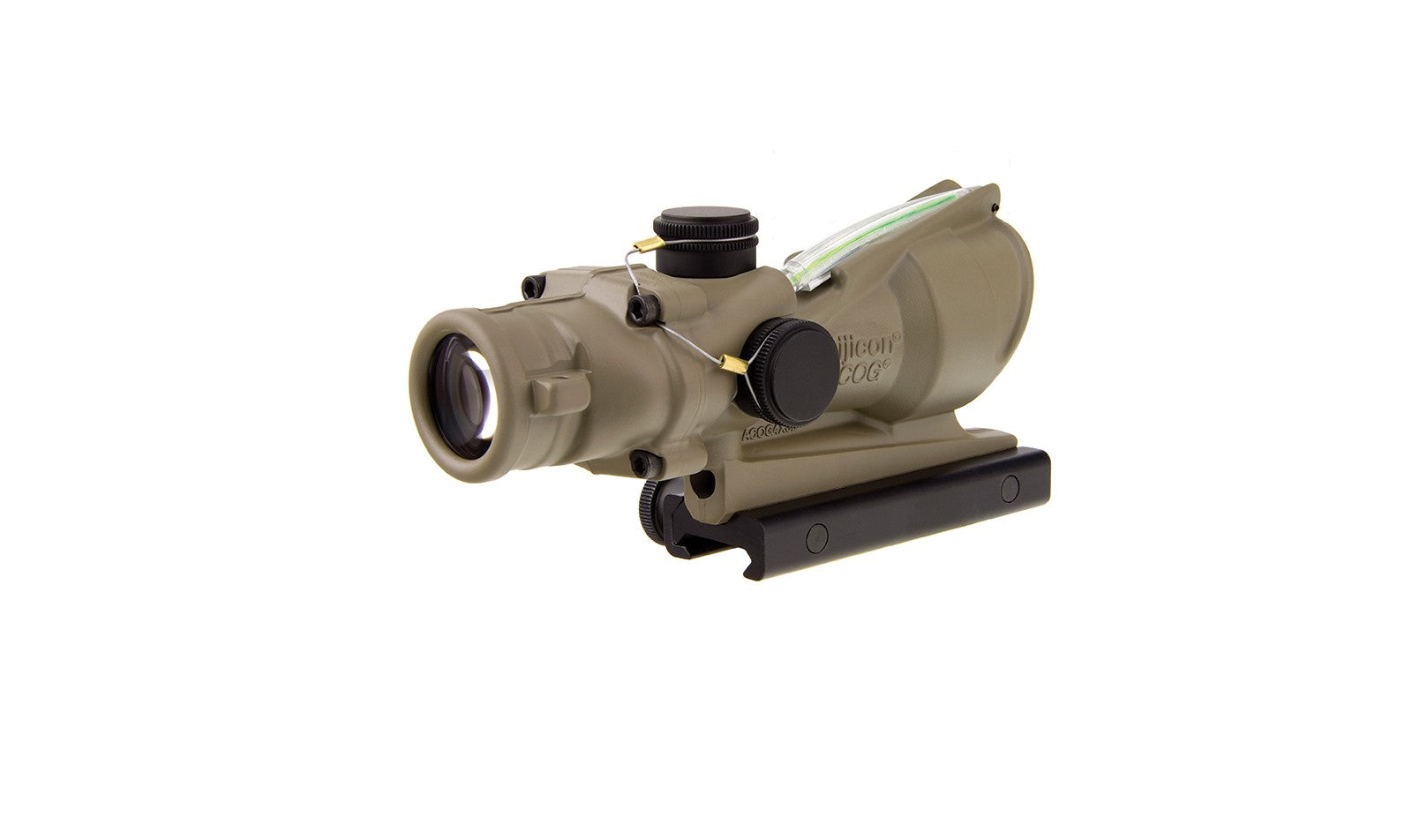 Trijicon ACOG TA31 4x32 i FDE med grönt chevronriktmedel och TA51-montage – bild 5