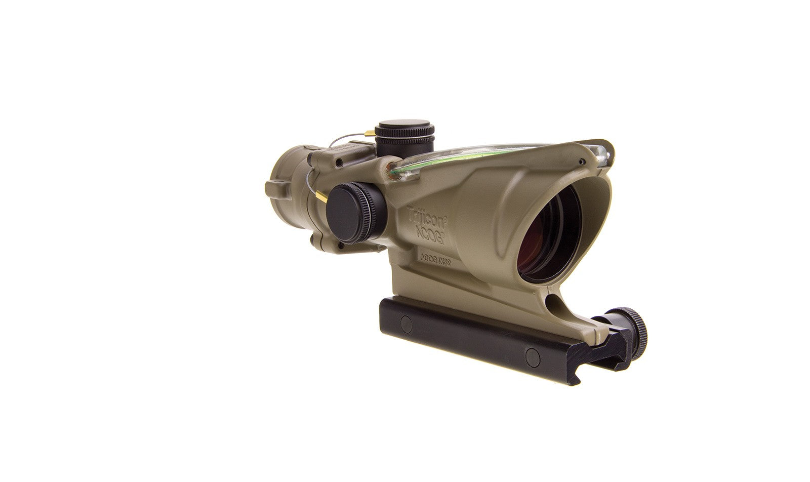 Trijicon ACOG TA31 4x32 i FDE med grönt chevronriktmedel och TA51-montage – bild 7