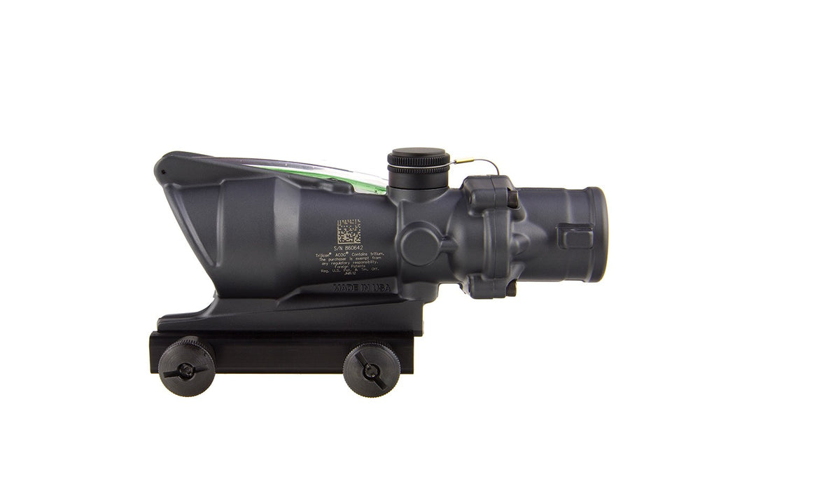 Trijicon ACOG TA31 4x32 i Sniper Gray med grönt horseshoe/dot-riktmedel och TA51-montage – bild 2