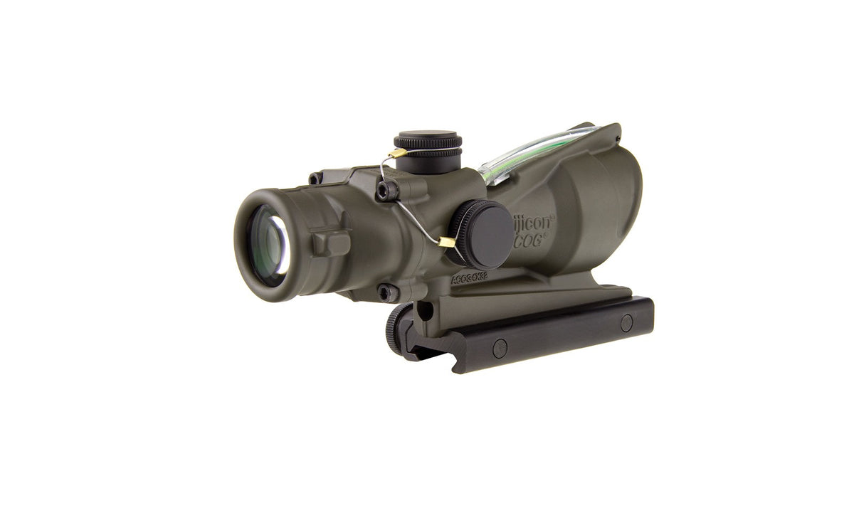 Trijicon ACOG TA31 4x32 med grönt Horseshoe/Dot-riktmedel och TA51-montage – bild 5