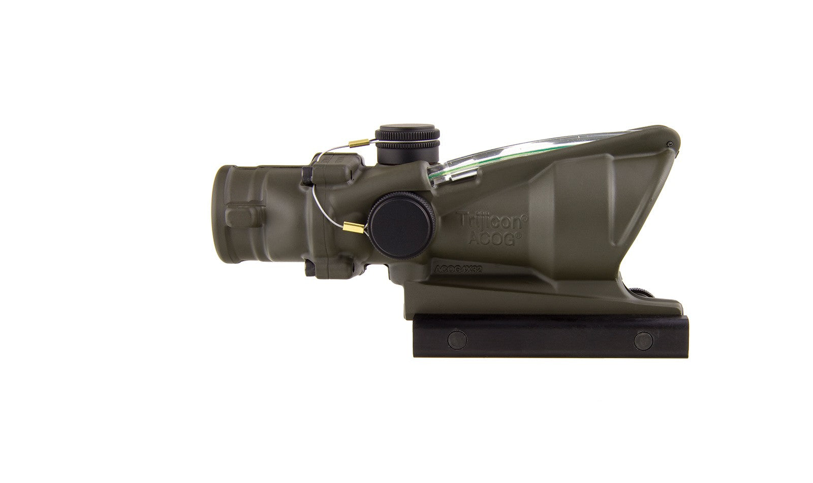 Trijicon ACOG TA31 4x32 med grönt Horseshoe/Dot-riktmedel och TA51-montage – bild 6