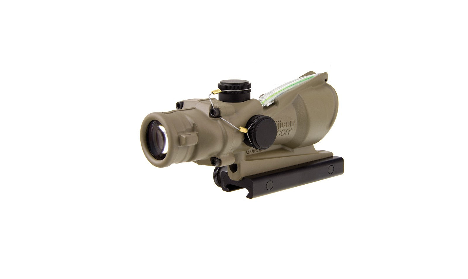 Trijicon ACOG TA31 4x32 i FDE med grönt Horseshoe/Dot-riktmedel och TA51-montage – bild 5