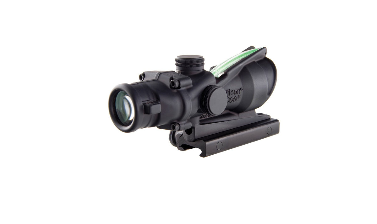 Trijicon ACOG TA31 4x32 med grönt Horseshoe/Dot-riktmedel och TA51-montage – bild 5