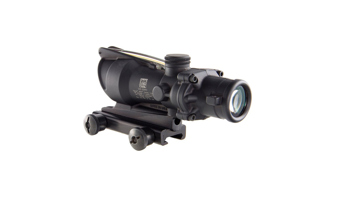 Trijicon ACOG TA31 4x32 med amber Horseshoe/Dot-riktmedel och TA51-montage – bild 3