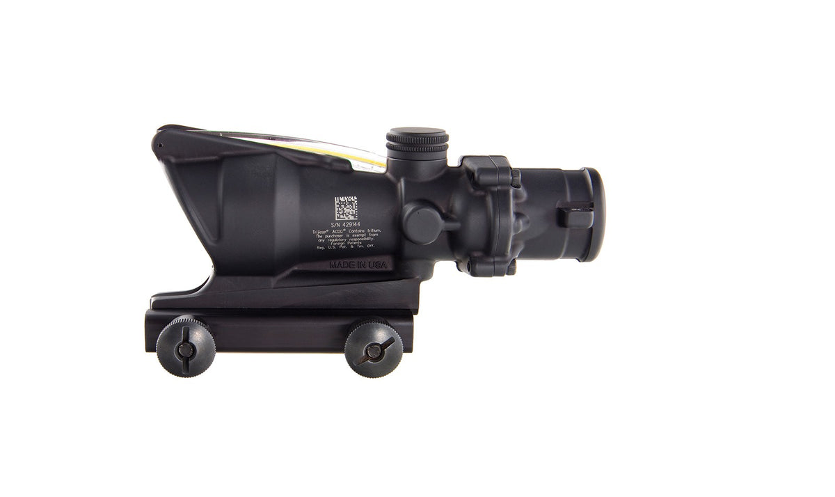 Trijicon ACOG TA31 4x32 med amber Horseshoe/Dot-riktmedel och TA51-montage – bild 2