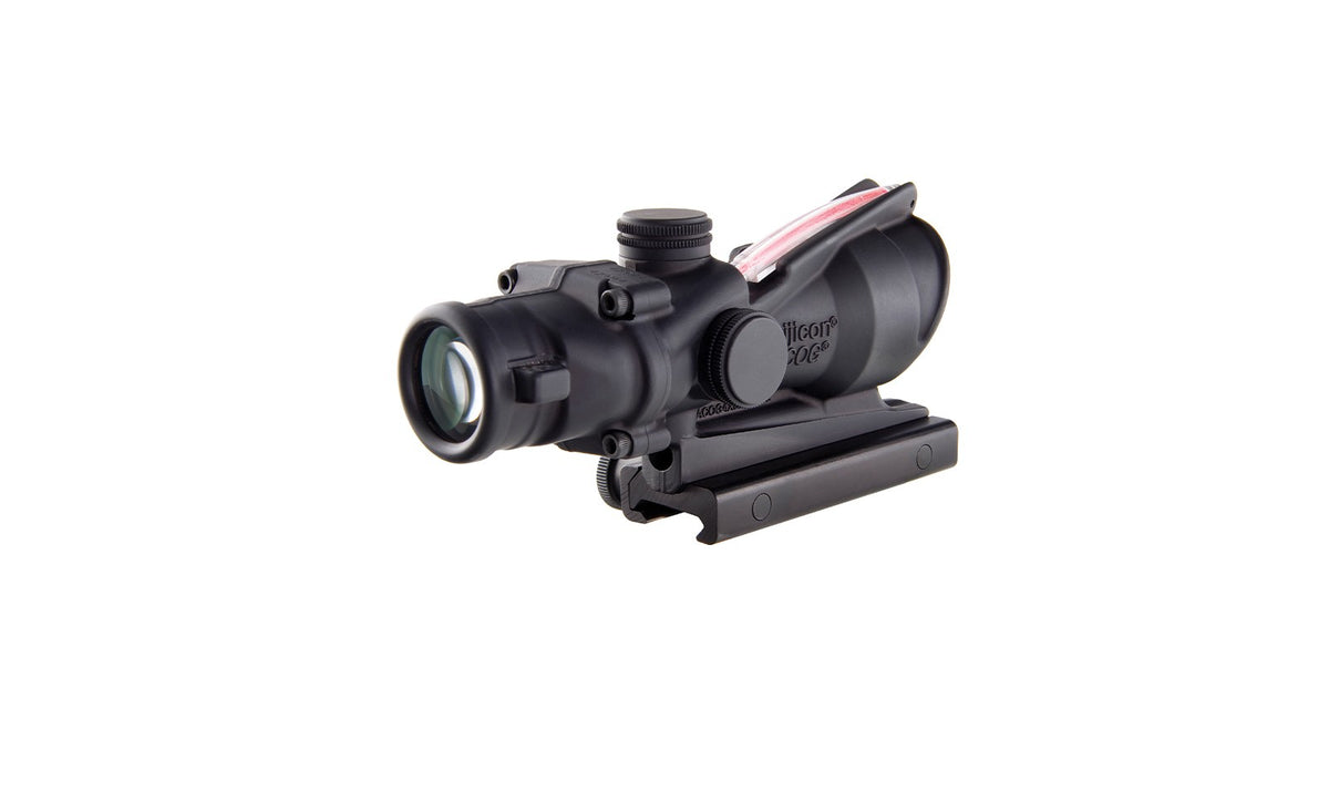 Trijicon ACOG TA31H 4x32 med rött horseshoe/dot-riktmedel och TA51-montage – bild 5