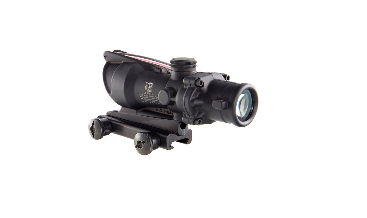 Trijicon ACOG TA31H 4x32 med rött horseshoe/dot-riktmedel och TA51-montage – bild 3