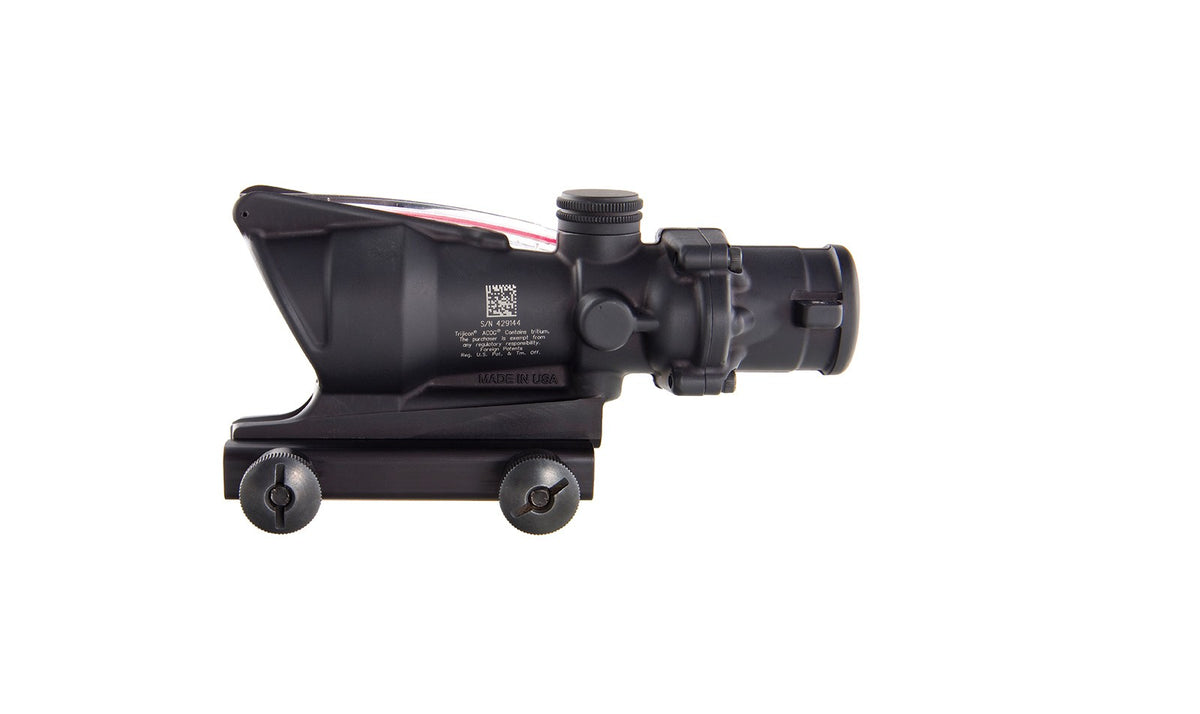 Trijicon ACOG TA31H 4x32 med rött horseshoe/dot-riktmedel och TA51-montage – bild 2