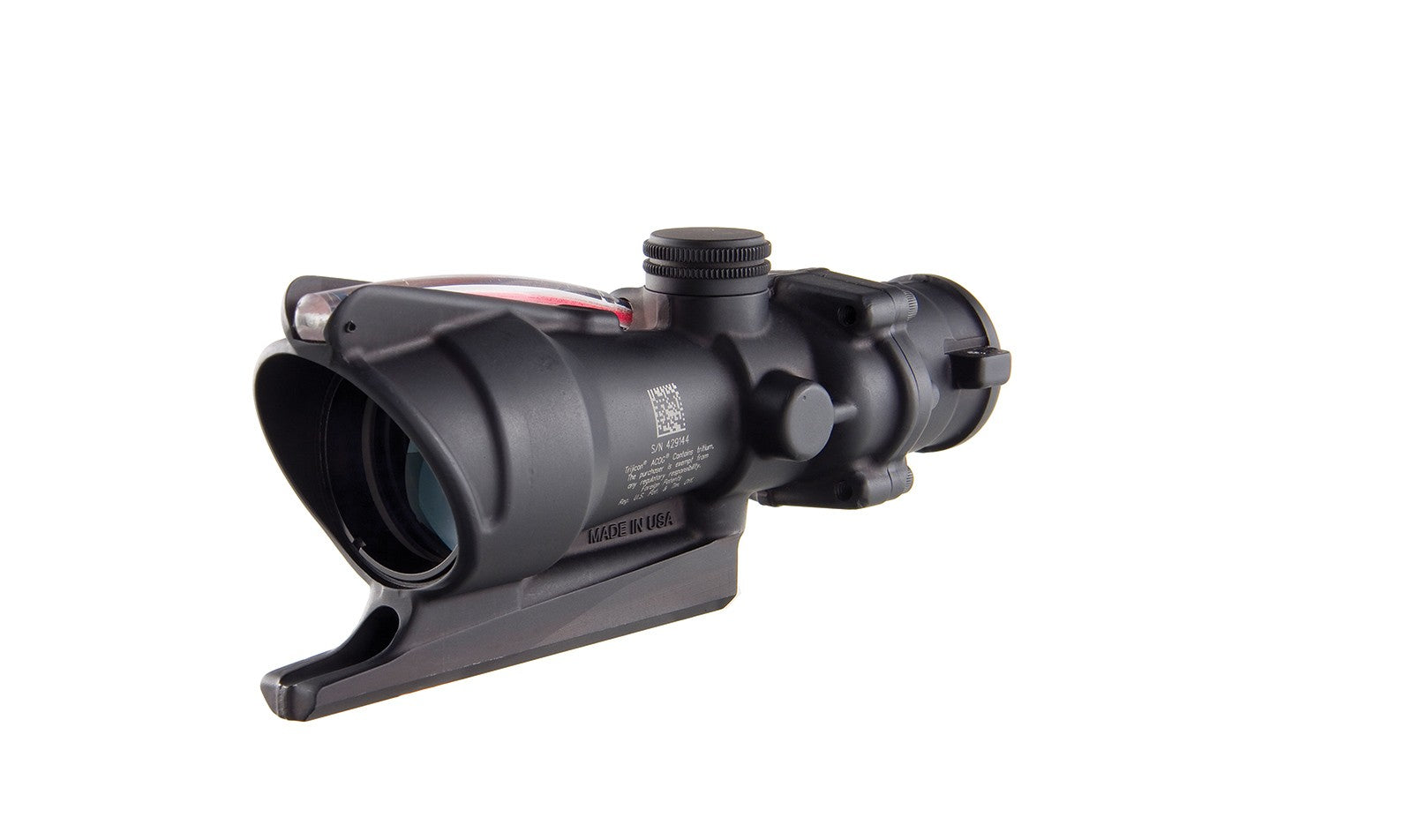 Trijicon ACOG TA31A 4x32 prismasikte med röd triangel och bärhandtagsmontage