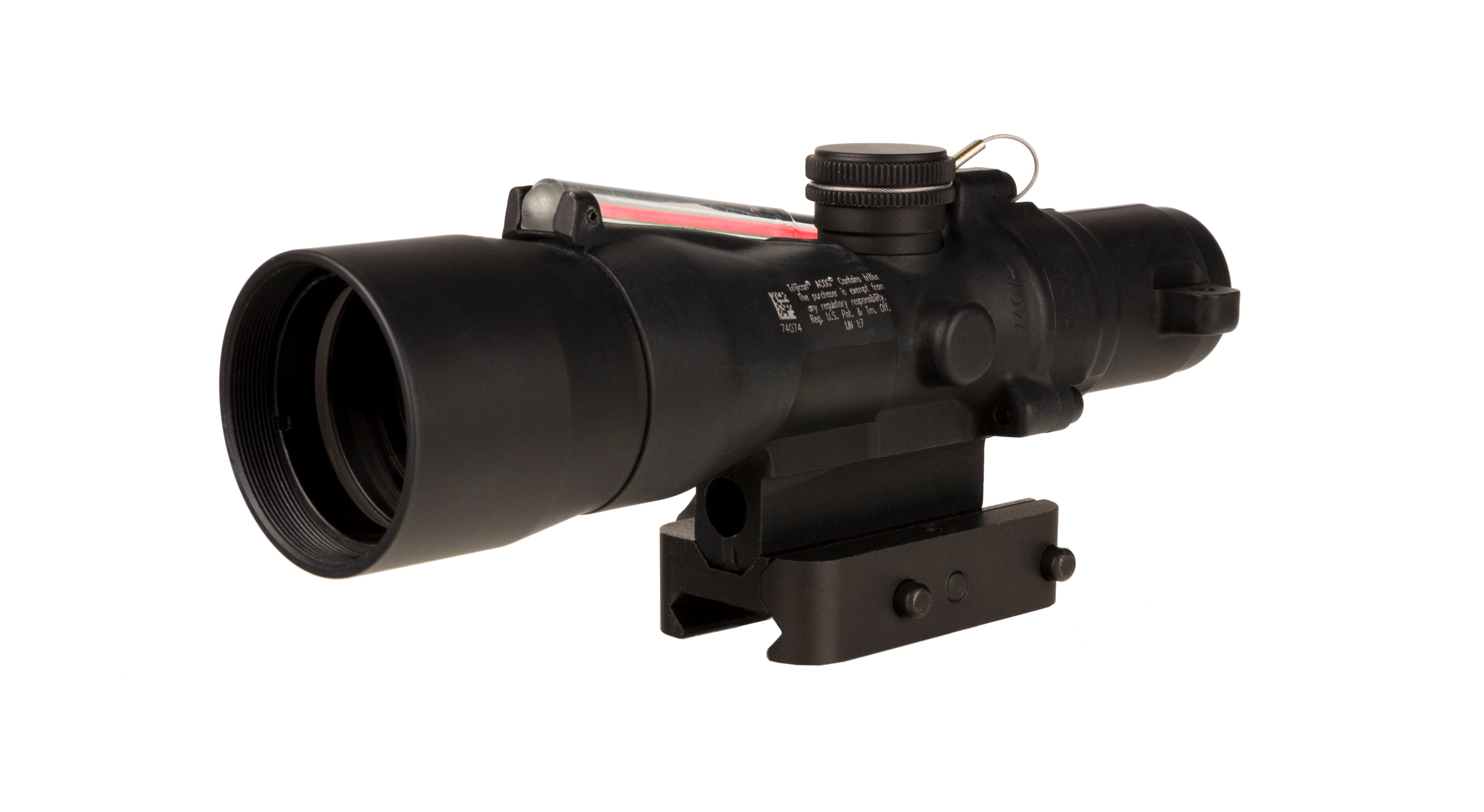 Trijicon ACOG TA33 3x30 prismasikte med röd chevron och Q-LOC-montage