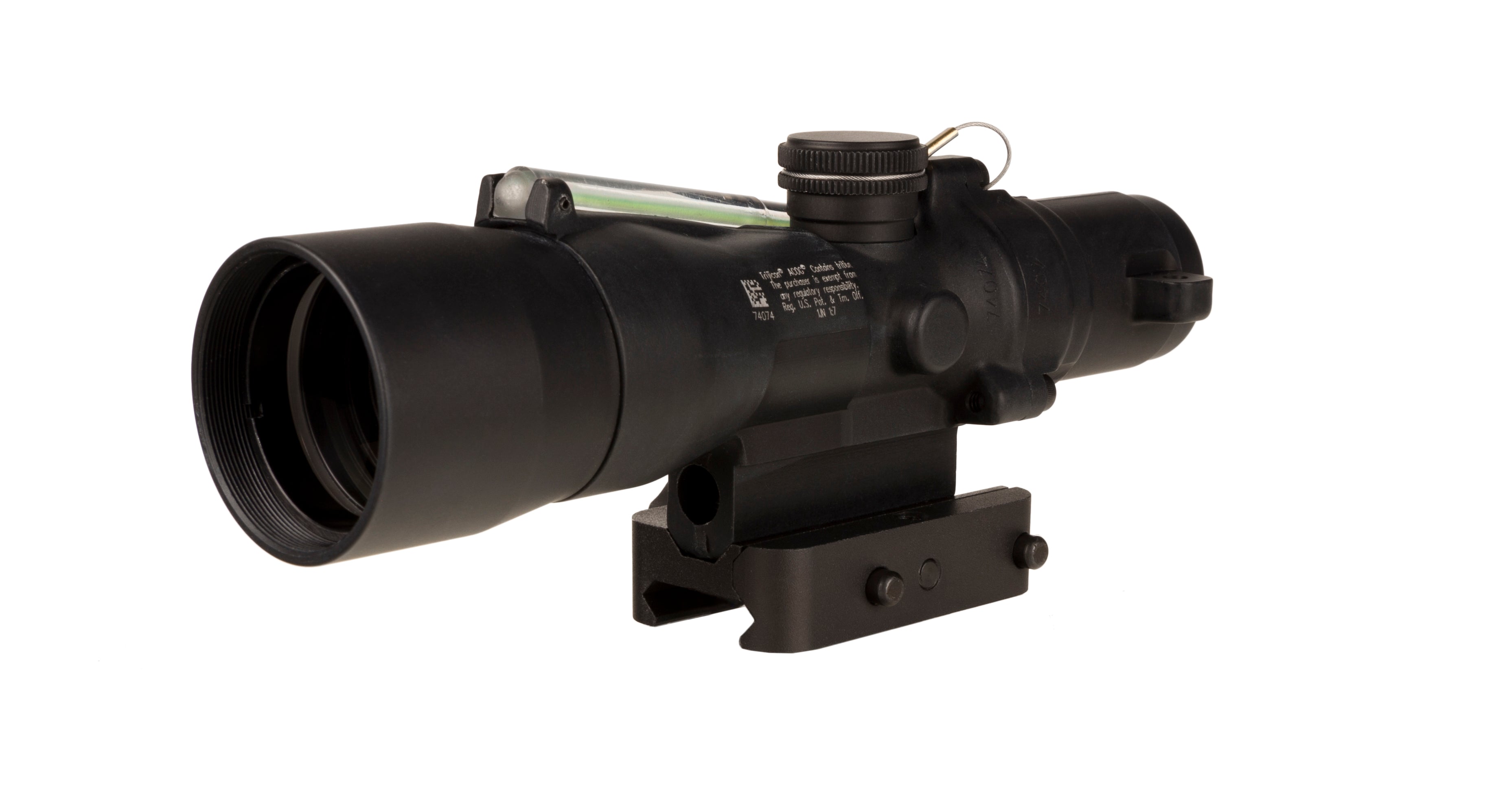 Trijicon ACOG TA33 3x30 prismasikte med grönt 300BLK-riktmedel och Q-LOC-montage