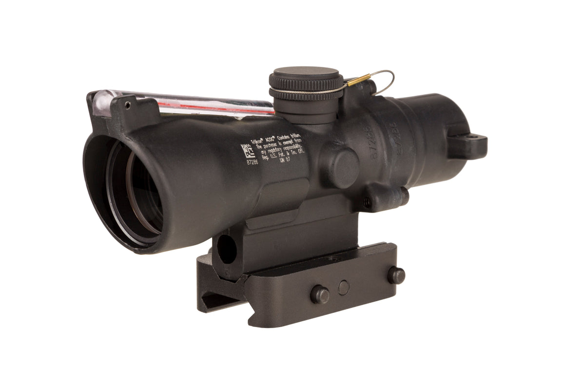 Trijicon ACOG TA50 3x24 med rött Horseshoe/Dot-riktmedel och Q-LOC-montage
