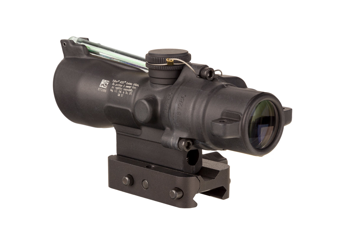 Trijicon ACOG TA50 XB 3x24 prismasikte med grön chevron och Q-LOC-montage – bild 3