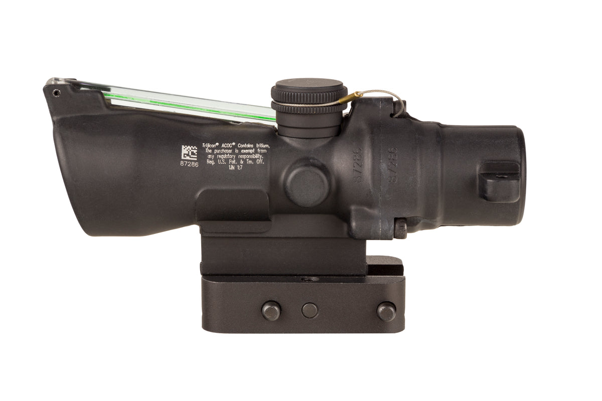 Trijicon ACOG TA50 XB 3x24 prismasikte med grön chevron och Q-LOC-montage – bild 2