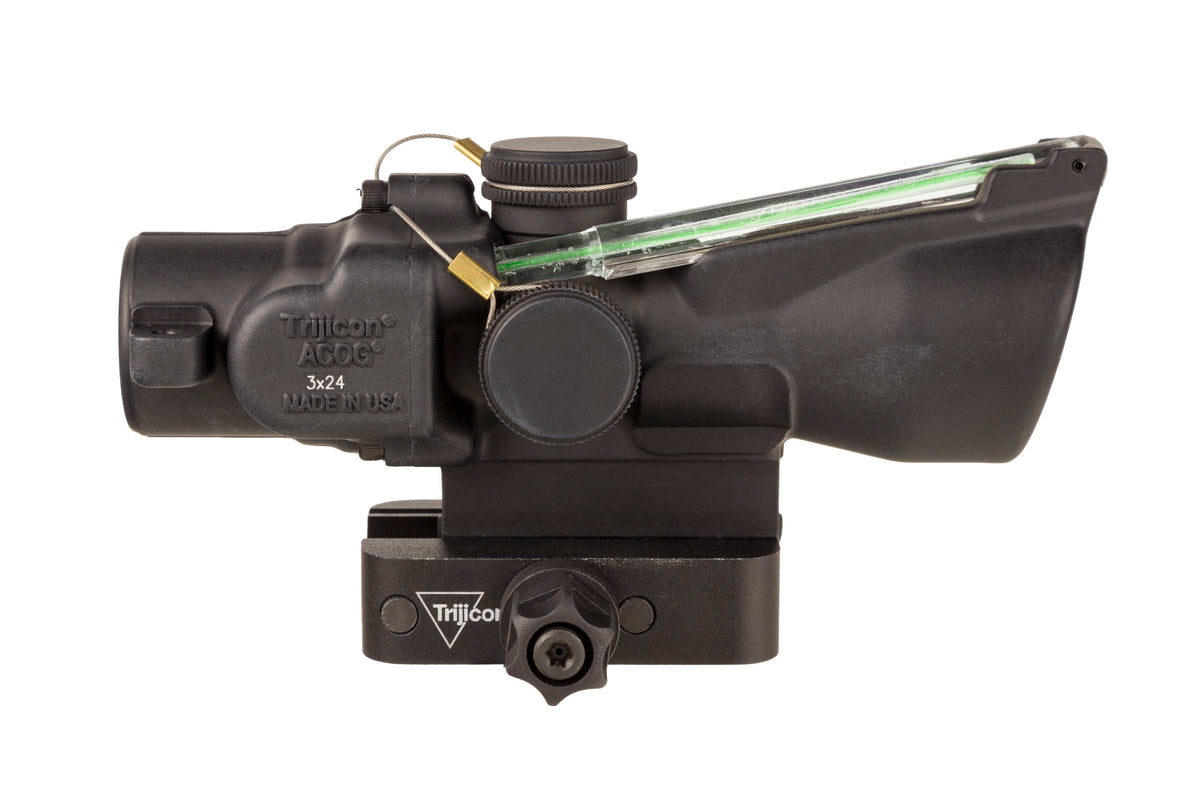 Trijicon ACOG TA50 XB 3x24 prismasikte med grön chevron och Q-LOC-montage – bild 5