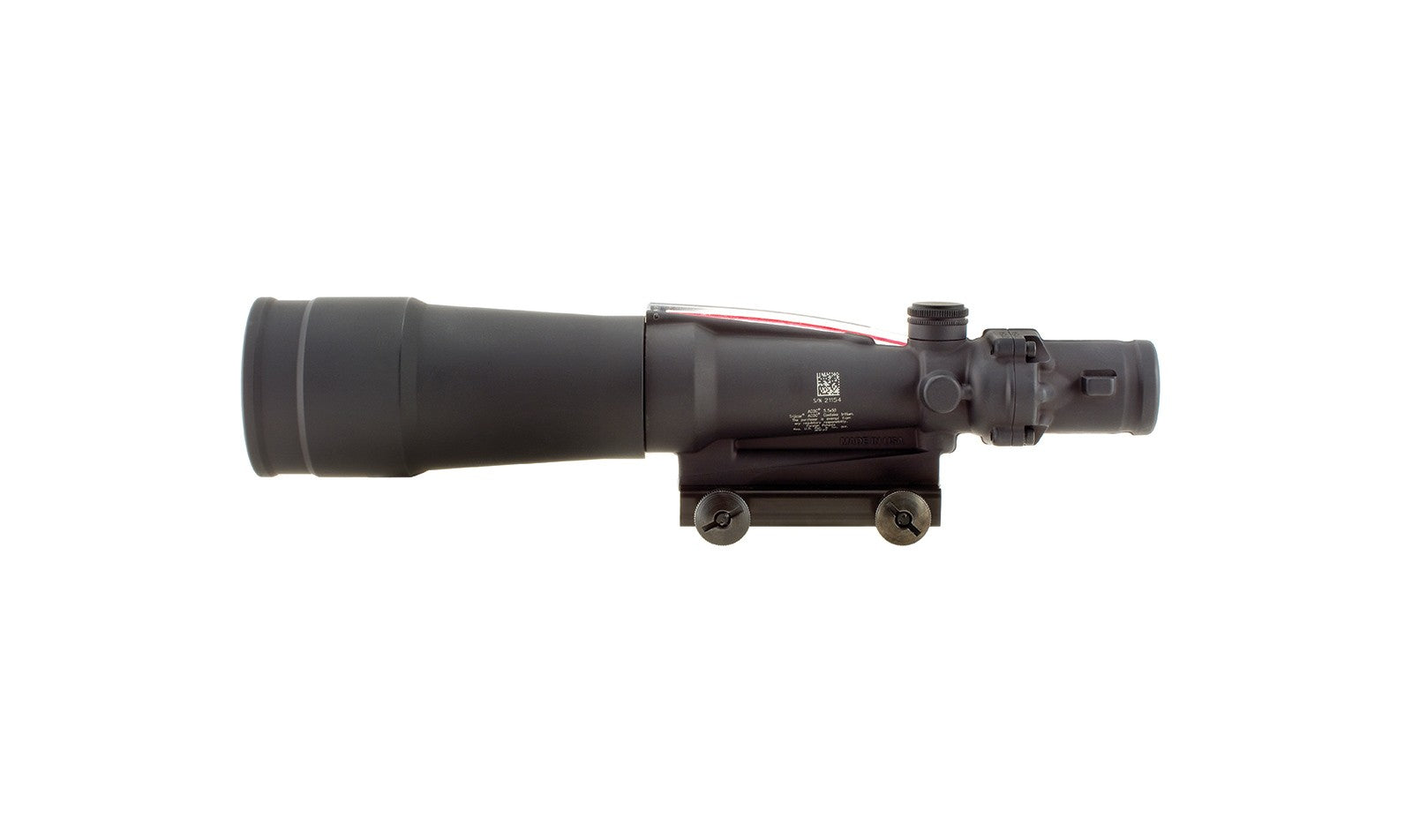 Trijicon ACOG TA55 5,5x50 mm med rött chevronriktmedel och TA51-montage – bild 2