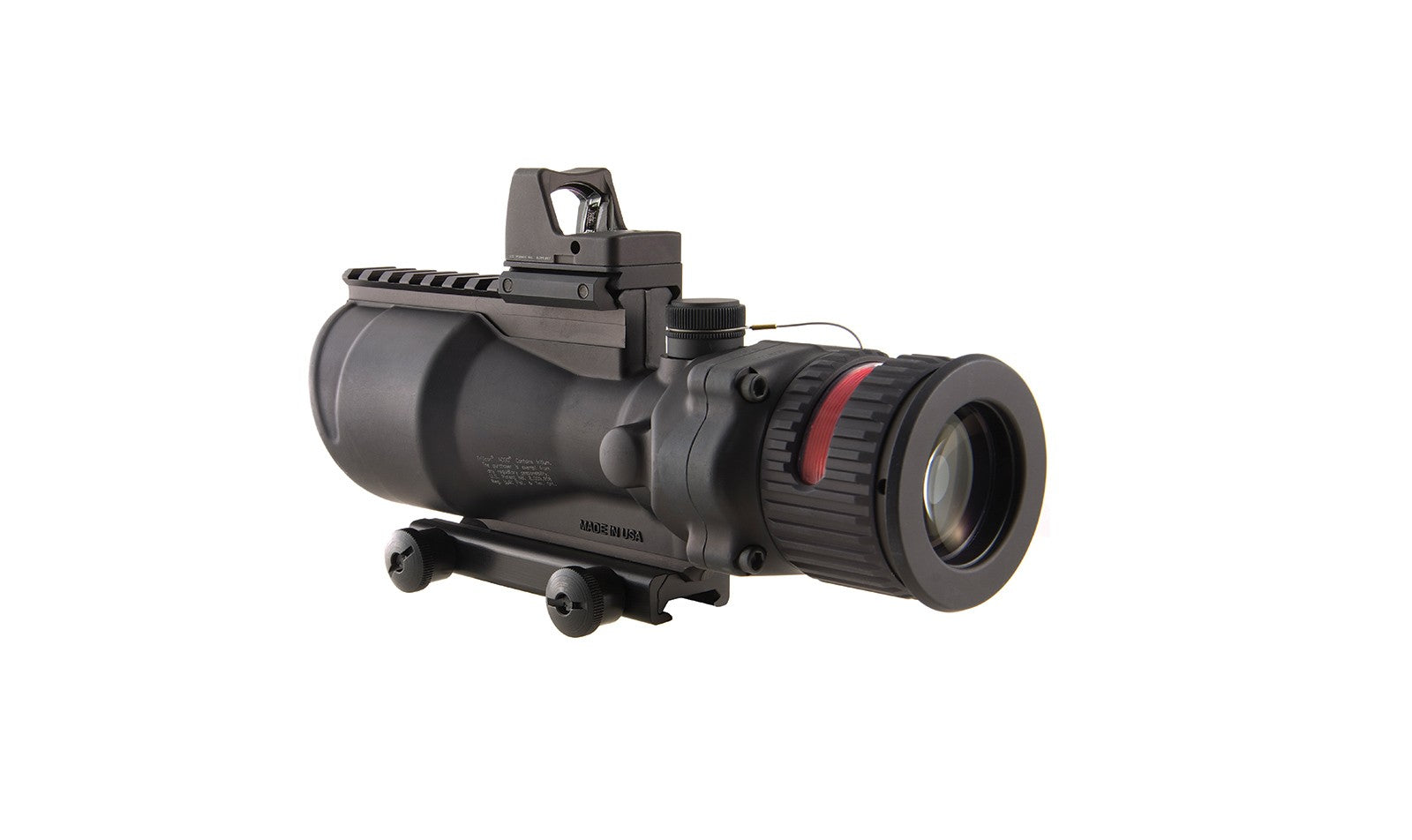 Trijicon ACOG 6x48 med röd .308-chevron och RMR Type 2 med 6,5 MOA röd punkt – bild 3