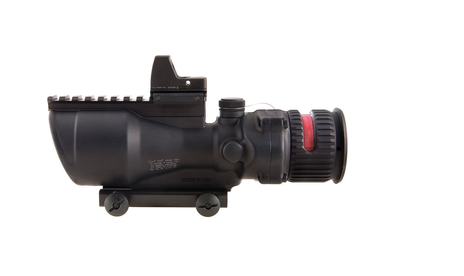 Trijicon ACOG 6x48 med röd .308-chevron och RMR Type 2 med 6,5 MOA röd punkt – bild 2
