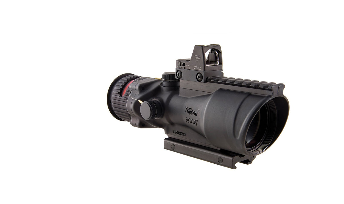 Trijicon ACOG 6x48 med röd .308-chevron och RMR Type 2 med 6,5 MOA röd punkt – bild 6
