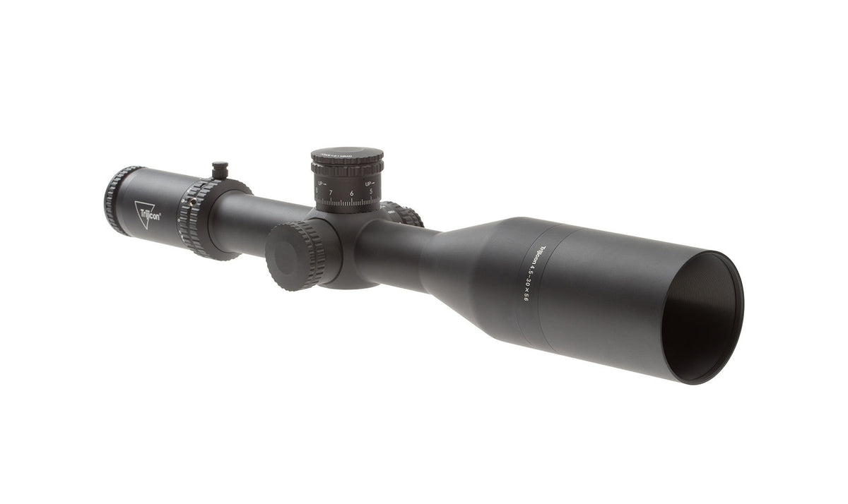 Trijicon Tenmile 4,5–30x56 FFP kikarsikte med röd/grön MOA Precision Tree och matt svart finish – bild 7