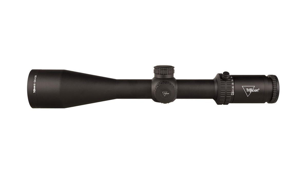 Trijicon Tenmile 6-24x50 kikarsikte med rött belyst PowerDot MRAD-riktmedel – bild 2