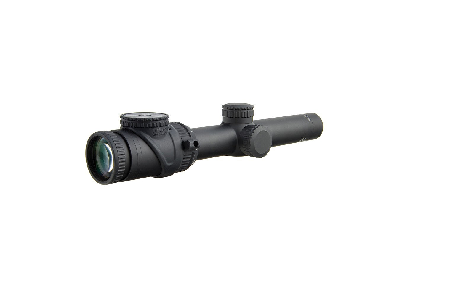 Trijicon AccuPoint 1-6x24 kikarsikte med amber Triangle Post-riktmedel och matt svart finish – bild 5