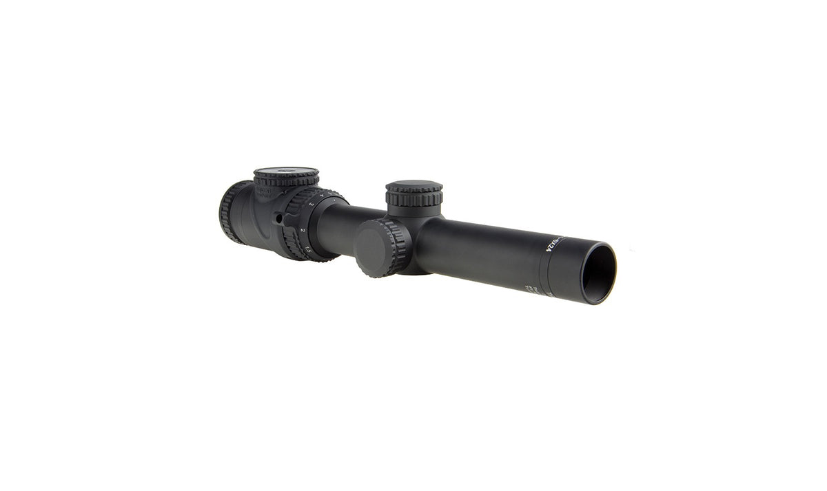 Trijicon AccuPoint 1-6x24 kikarsikte med amber Triangle Post-riktmedel och matt svart finish – bild 7