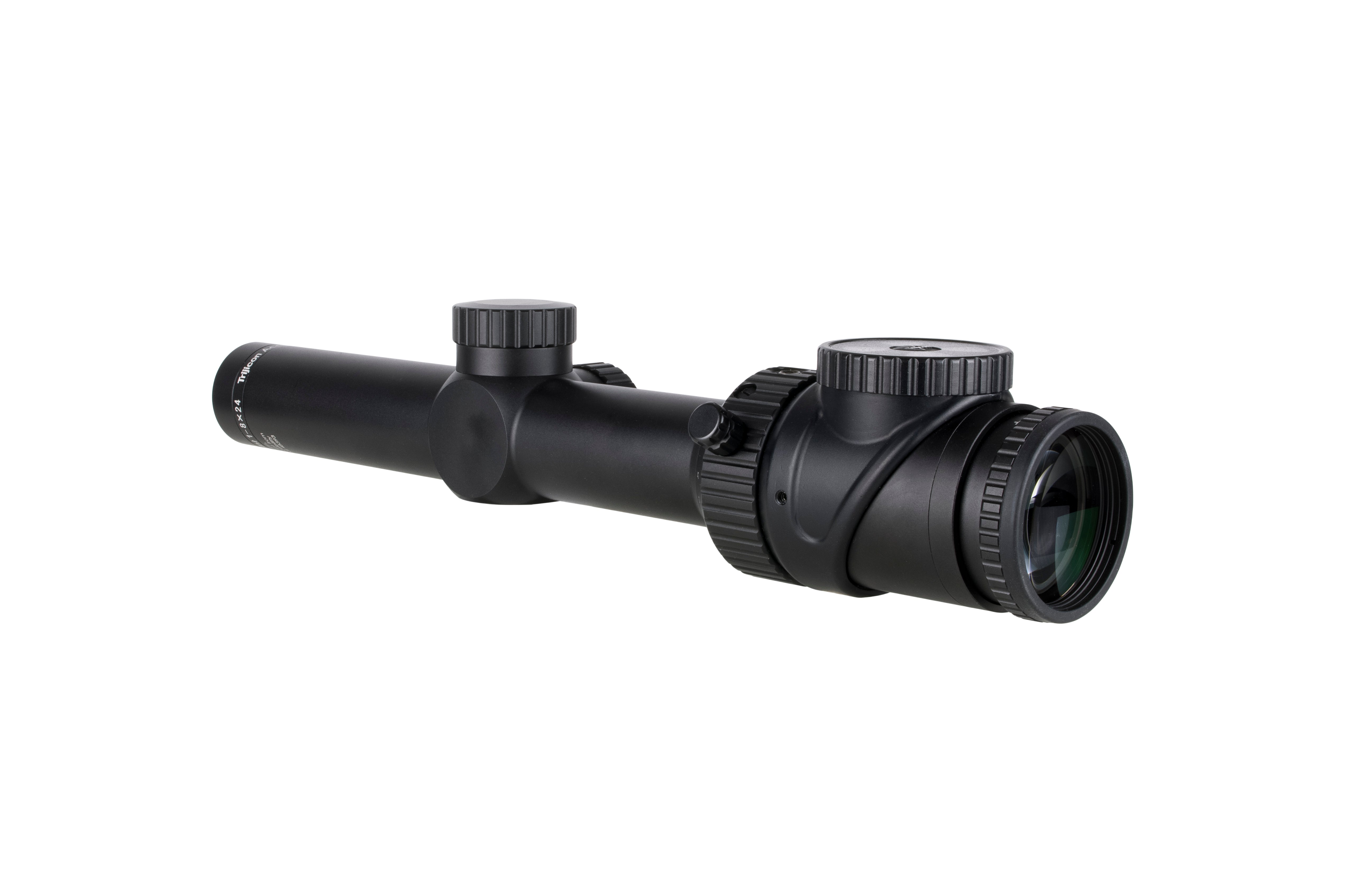 Trijicon AccuPoint 1-8x24 kikarsikte med rött Triangle Post-riktmedel och 30 mm tub i satin svart – bild 3