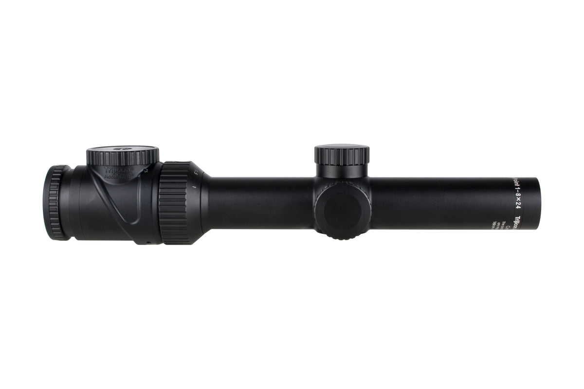 Trijicon AccuPoint 1-8x24 kikarsikte med rött Triangle Post-riktmedel och 30 mm tub i satin svart – bild 6