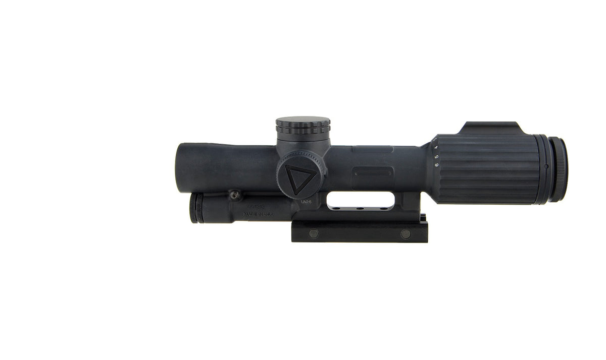 Trijicon VCOG 1-6x24 med grönt MIL-riktmedel och flattopmontage med tumskruv – bild 2