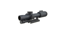 Trijicon VCOG 1-6x24 med grönt MIL-riktmedel och flattopmontage med tumskruv