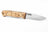 Casström Woodsman kniv Masurbjörk, slida i läder – bild 4