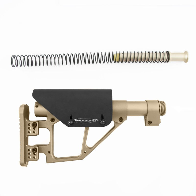Toni System - 9" Adjustable Stock with Buffer Spring