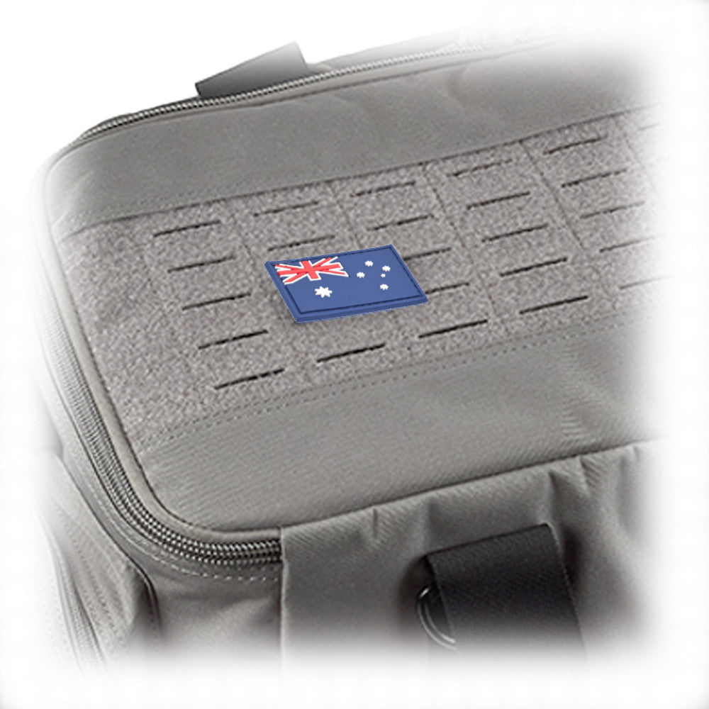 Eemann Tech - Australia Flag PVC Patch 3x5cm with Hook and Loop Fastener