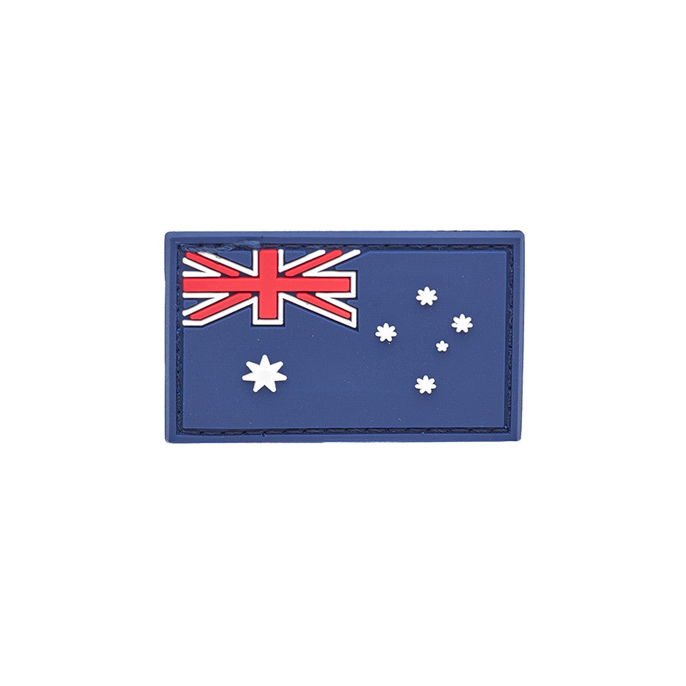 Eemann Tech - Australia Flag PVC Patch 3x5cm with Hook and Loop Fastener