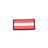 Eemann Tech - Austrian Flag PVC Patch 3x5cm with Hook and Loop Fastener