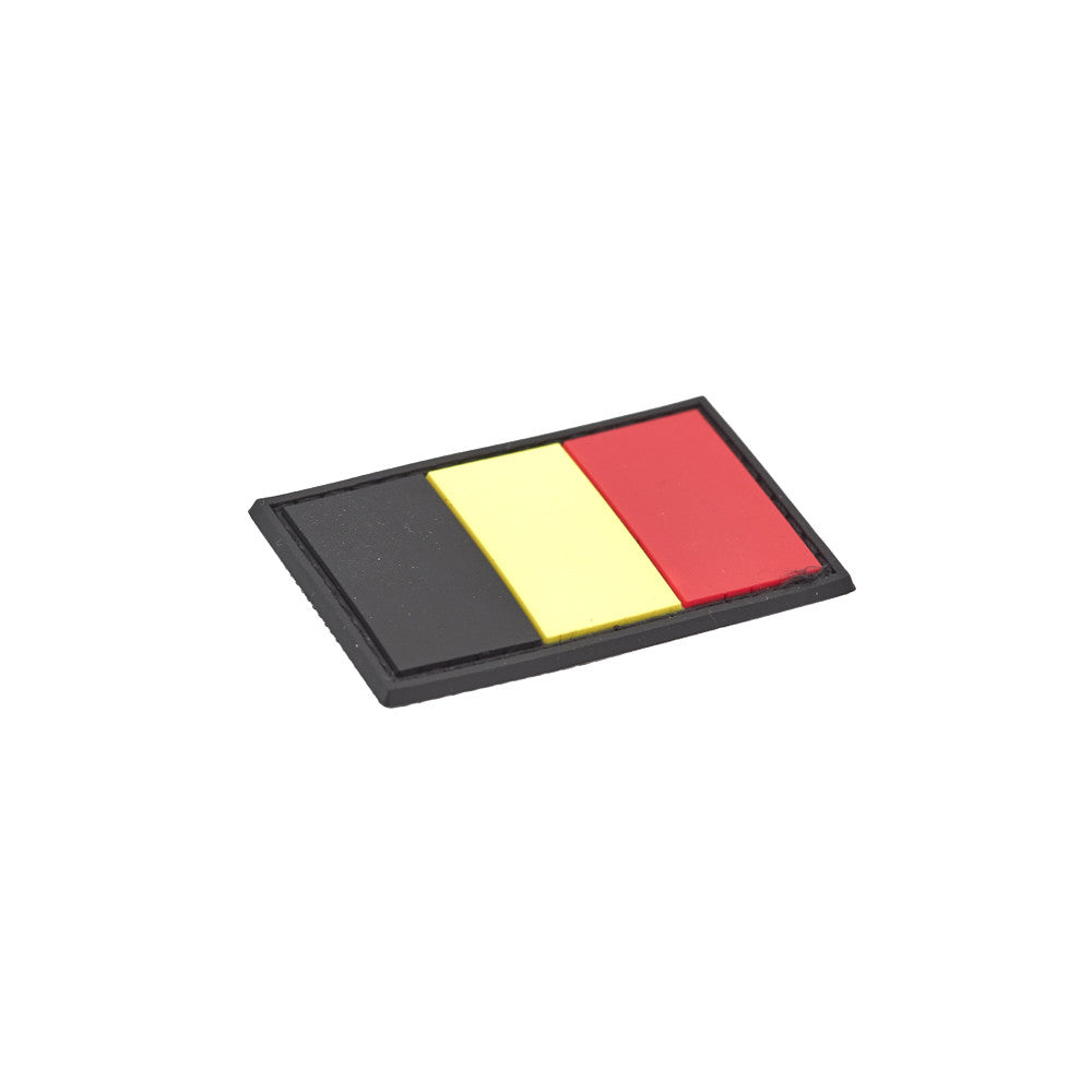 Eemann Tech - Belgium Flag PVC Patch 3x5cm with Hook and Loop Fastener