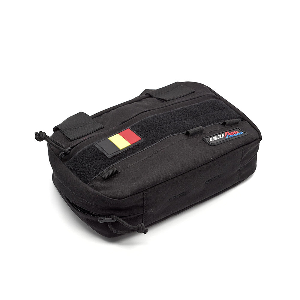 Eemann Tech - Belgium Flag PVC Patch 3x5cm with Hook and Loop Fastener