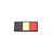 Eemann Tech - Belgium Flag PVC Patch 3x5cm with Hook and Loop Fastener