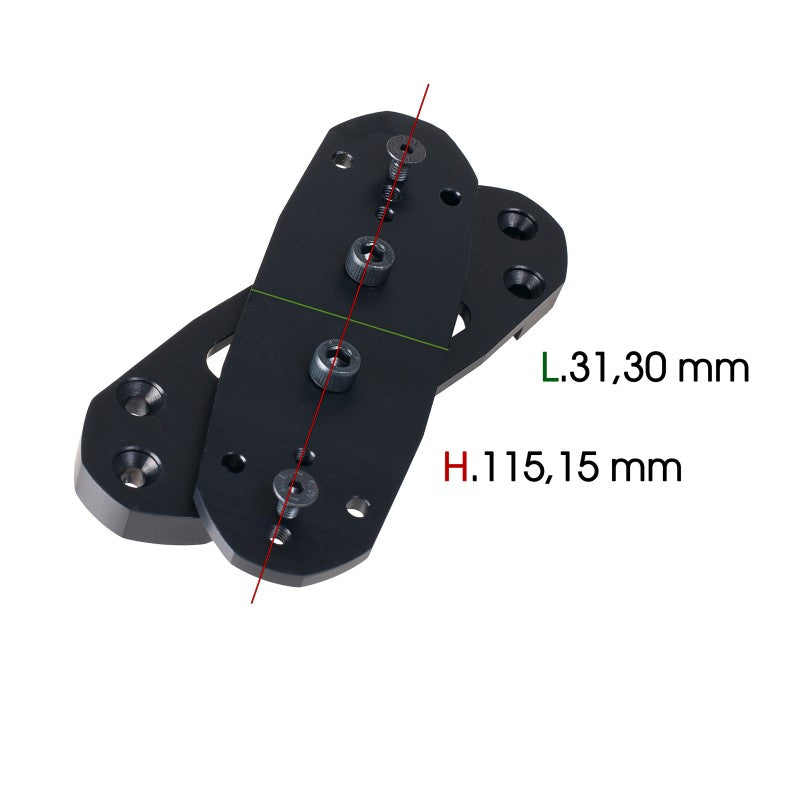 Toni System - Adjustable Butt-Plate Kit with Lateral and Rotational Adjustment