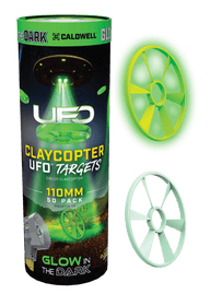Caldwell - ClayCopter UFO Glow - Duvor - 110 mm - 50-pack – Artikel CAL-1243747 – Produktbild 1