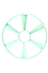 Caldwell - ClayCopter UFO Glow - Duvor - 110 mm - 50-pack – Artikel CAL-1243747 – Produktbild 3