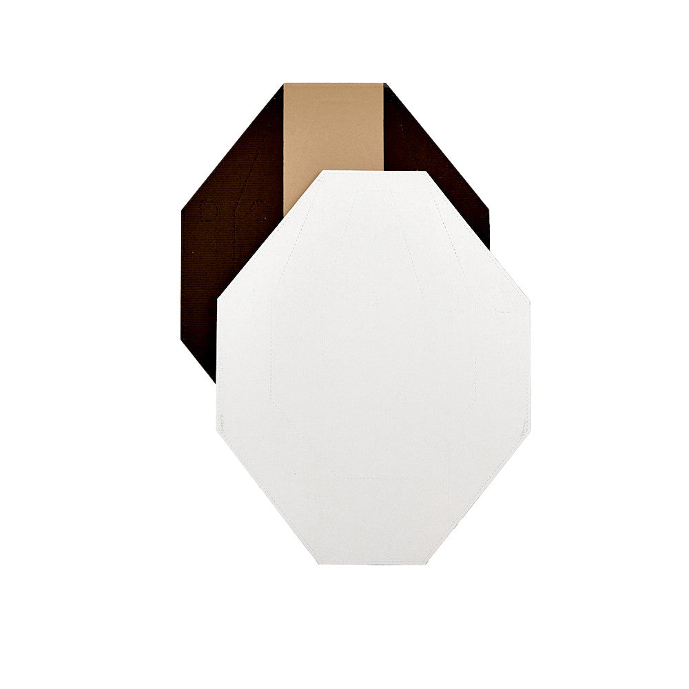 Eemann Tech - Cardboard IPSC Vertical Painted Target 50 pcs./Pack