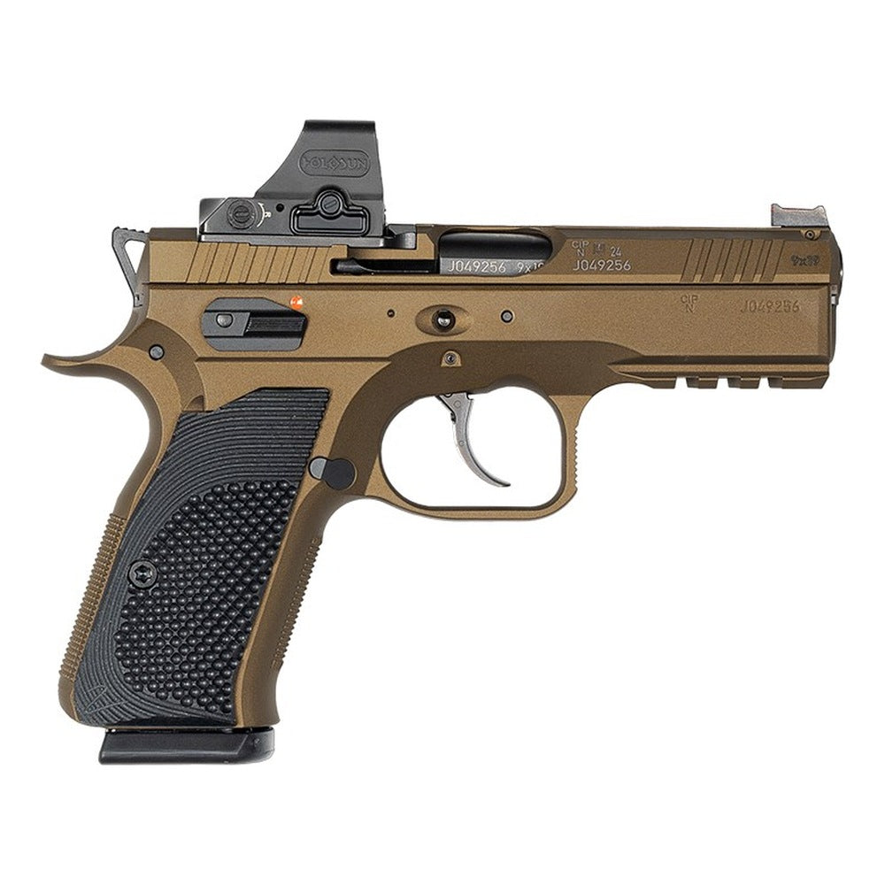 CZ - Shadow 2 Compact OR - Burnt Bronze - Holosun Combo - 9 mm