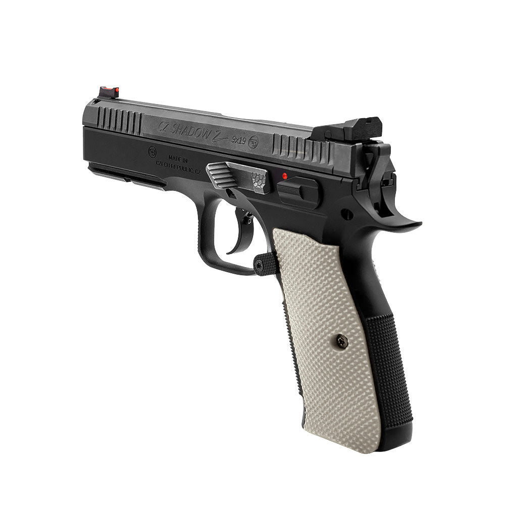 Eemann Tech - 3D Serrated Plastic Grips for CZ Shadow 1/2