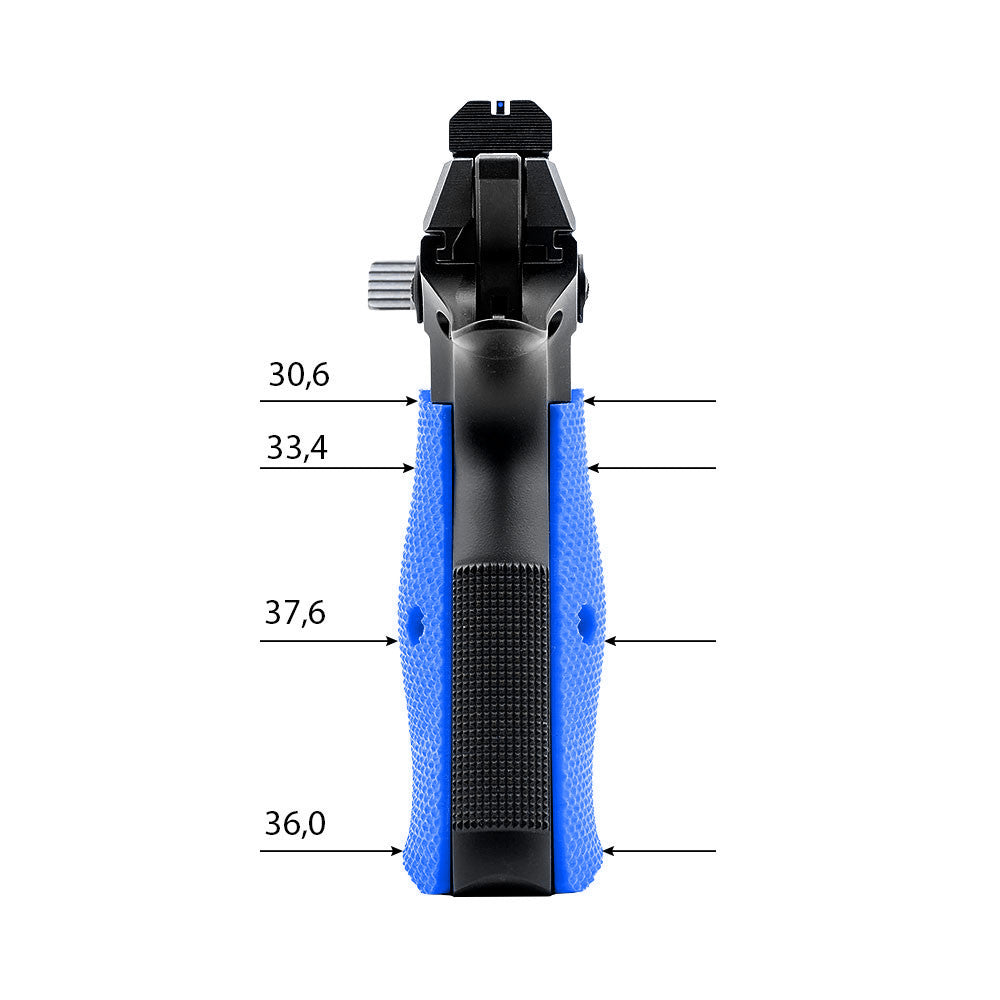 Eemann Tech - 3D Serrated Plastic Grips for CZ Shadow 1/2